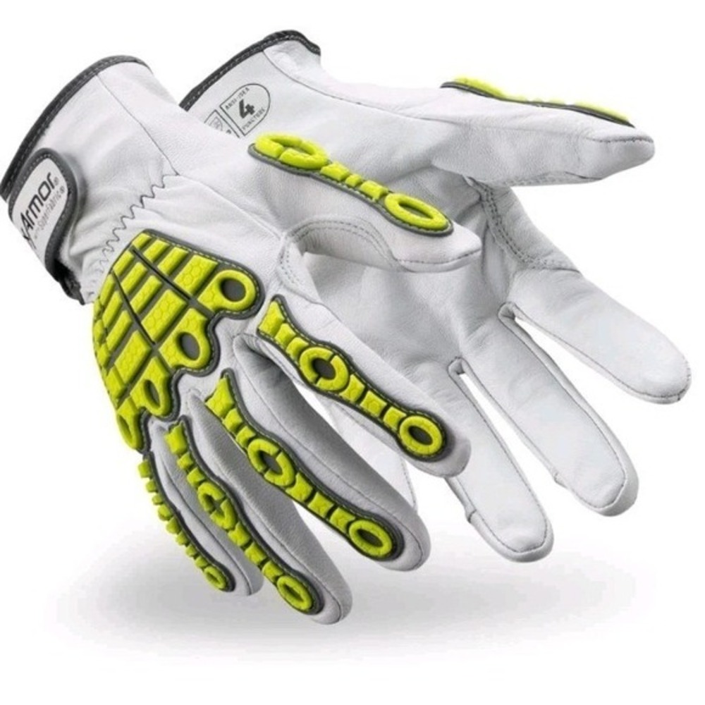 NEW HexArmor Chrome Series 4080 Cut Resistant Impact Gloves‎ Leather Men's 3XL